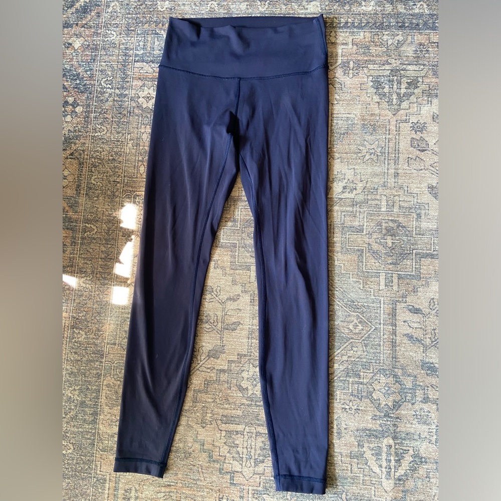 Lululemon High Waisted Navy Blue Leggings